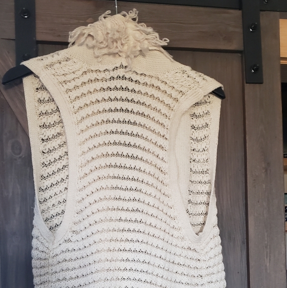 Calvin Klein Boho Open Sweater Vest - Picture 2 of 3